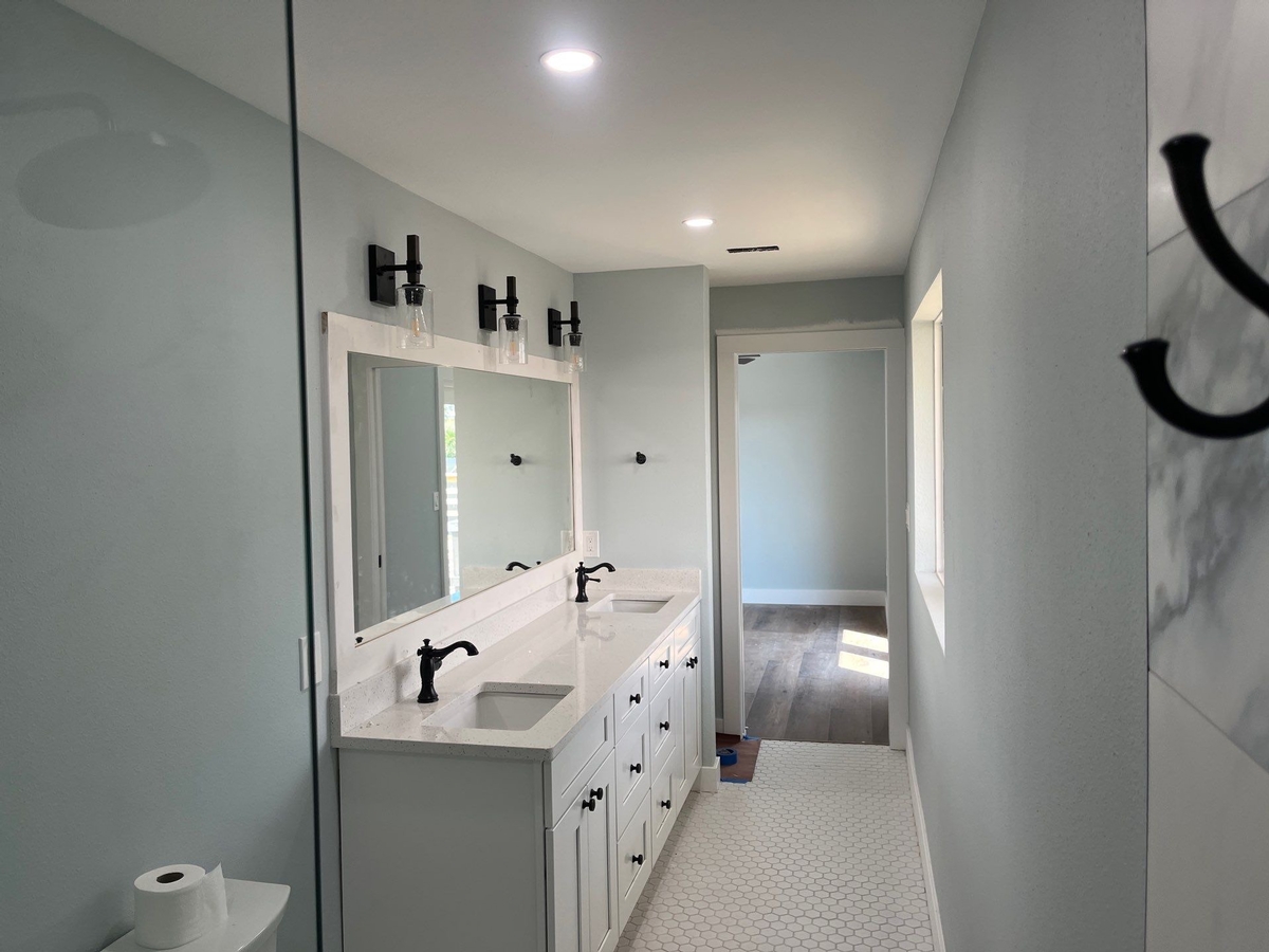 Coconut Palm Package: Up to 64 sq ft bathroom remodels